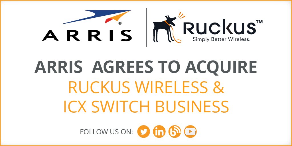ARRIS's tweet photo. Check out today's news. @Broadcom @ruckuswireless https://t.co/iAaRMQpVlB https://t.co/BfGOUZFyPC