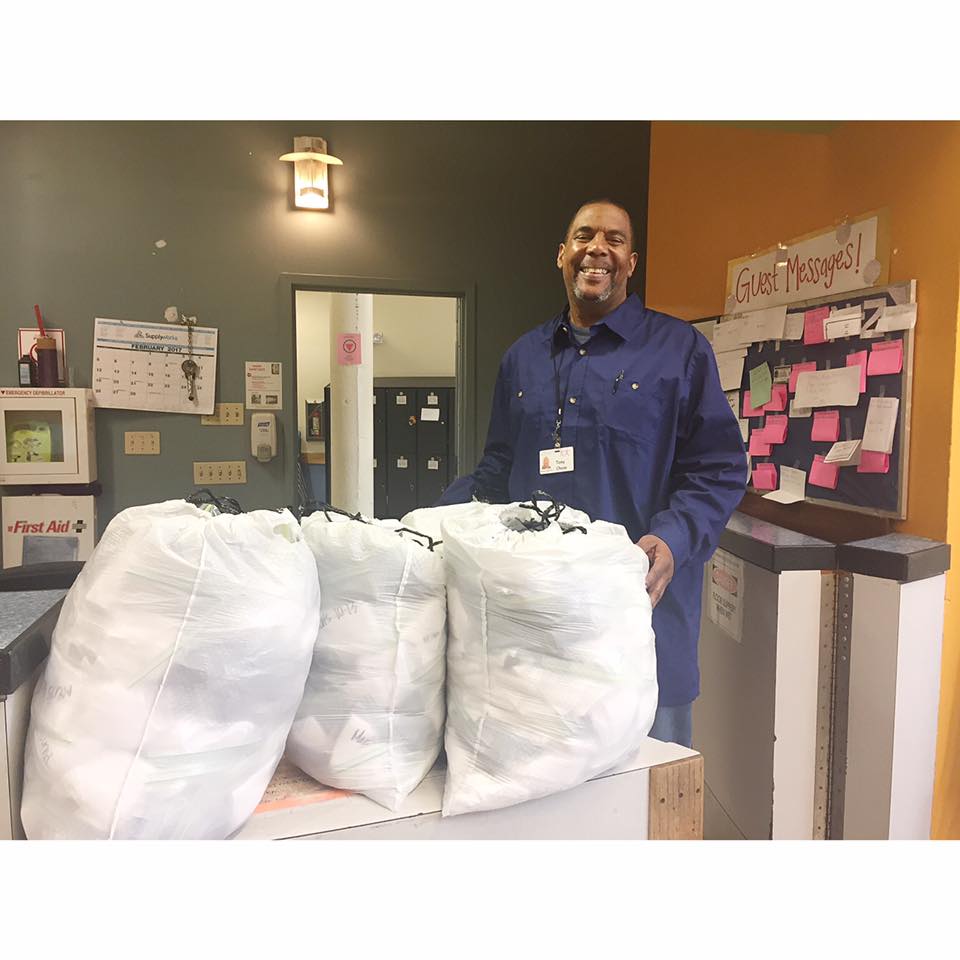 PurseProject_SF's tweet image. 850 pairs of new socks donated to @SVDPSF in support of the homeless #community members they serve. #donate #nonprofit #GivingBack #DoGood