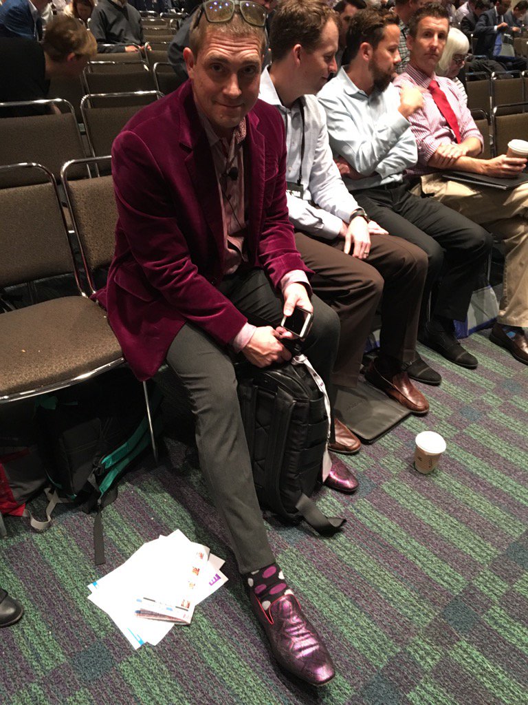 kat_mans's tweet photo. It takes style to be a Rock Star speaker #RSBlockCH @tctjr #Blockchain Healthcare #pythonshoes https://t.co/f75Fj1EnHF