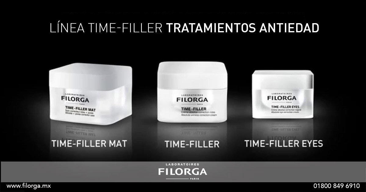 FilorgaMexico's tweet photo. El trio ideal de tratamientos correctores antiedad #TimeFiller #TimeFillerMat #TimeFillerEyes https://t.co/c6KxVAzThk
