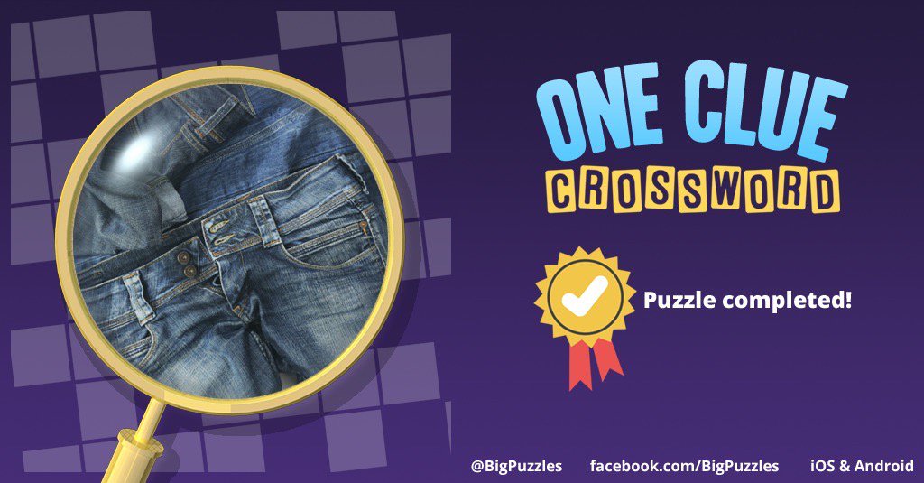 BeccaTudorPrice's tweet photo. I completed a puzzle in One Clue Crossword. Play now for free!
https://t.co/s7gQX8g4Kf #OneClueCrossword https://t.co/BE1c7Cc66q