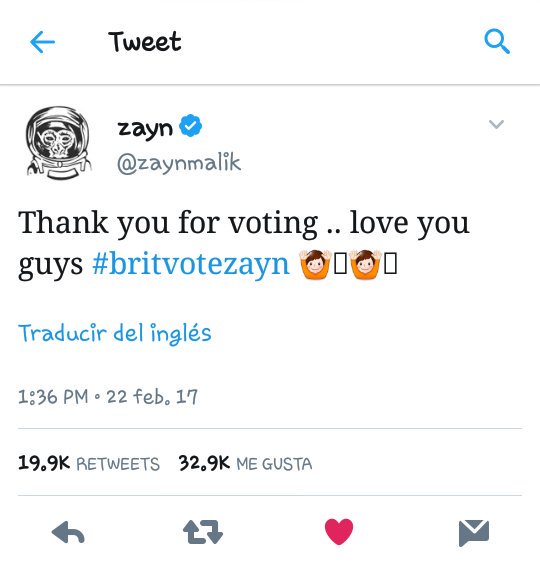 feranda_horan's tweet photo. 🙌❤#britvotezayn https://t.co/nsG1mNefTs