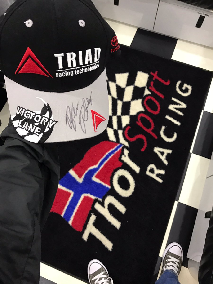 ThorSportRacing's tweet photo. We have another Giveaway! @benrhodes has a new # this season. So, when we get 27 retweets we'll give away this signed @triadrt hat https://t.co/HSxPDWfHMa