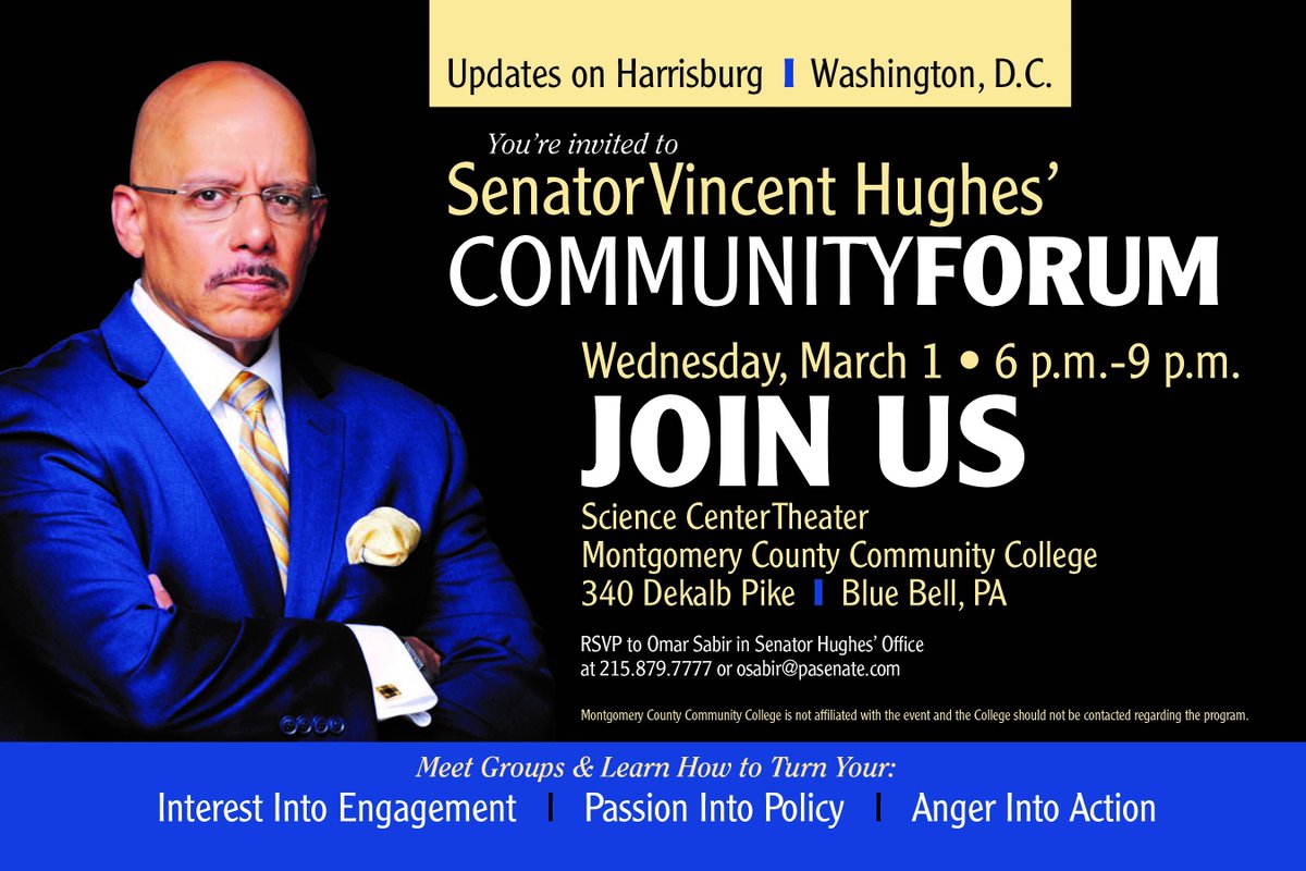SenatorHughes's tweet photo. Join me &amp; turn Anger To Action Interest To Engagement &amp; Passion To Policy https://t.co/KjKAOakwSe @montcodems @ufcw @afscme @seiu