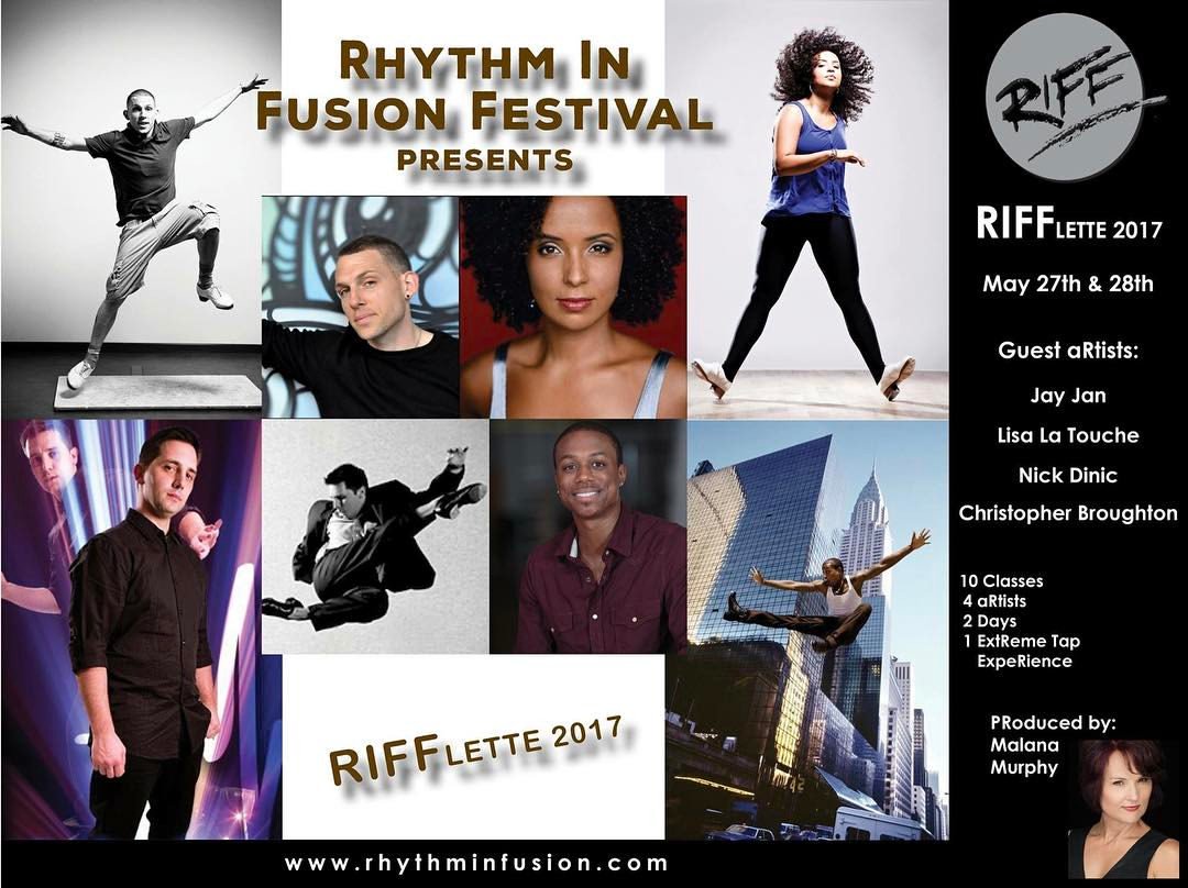 RIFFlette 2017 registration is open! rhythminfusion.com  <a href="/jayjan300/">JayJan</a> @LLTontaps <a href="/ChrisB_shufflin/">christopherbroughton</a>  #tapdance #bigtimetap