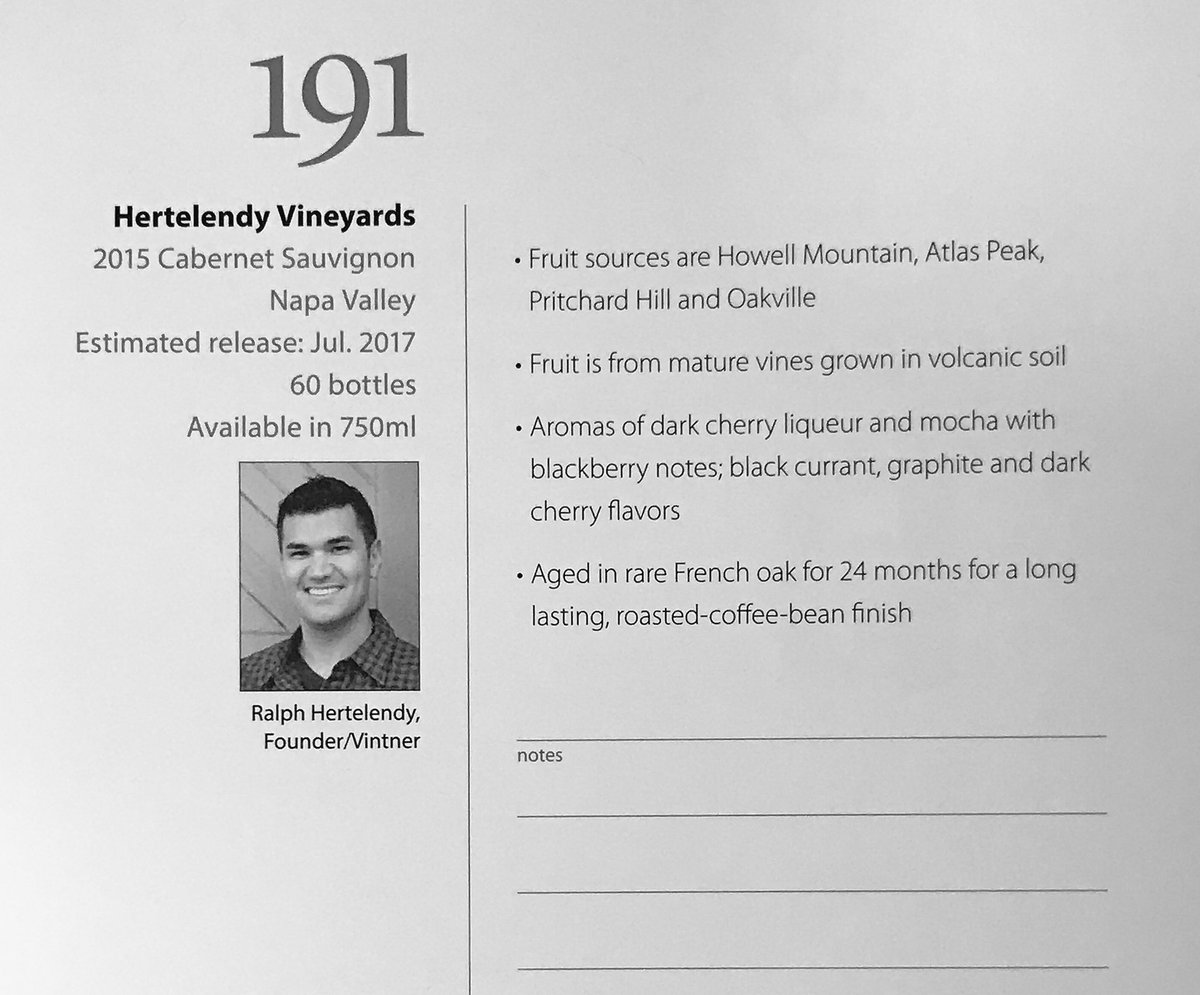 It's the best week in #napavalley at #PNV17! If you're attending Premiere, come taste our <a href="/HertelendyWine/">Hertelendy Vineyards</a> barrel sample #lot191. #napa