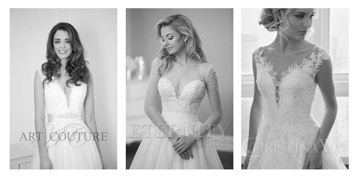 EternityBride's tweet photo. The plunging neckline is a popular bridal trend for 2017, which is you favourite?? #artcouture #eternitybride #christinawu #WeddingHour https://t.co/btGuICcZDa