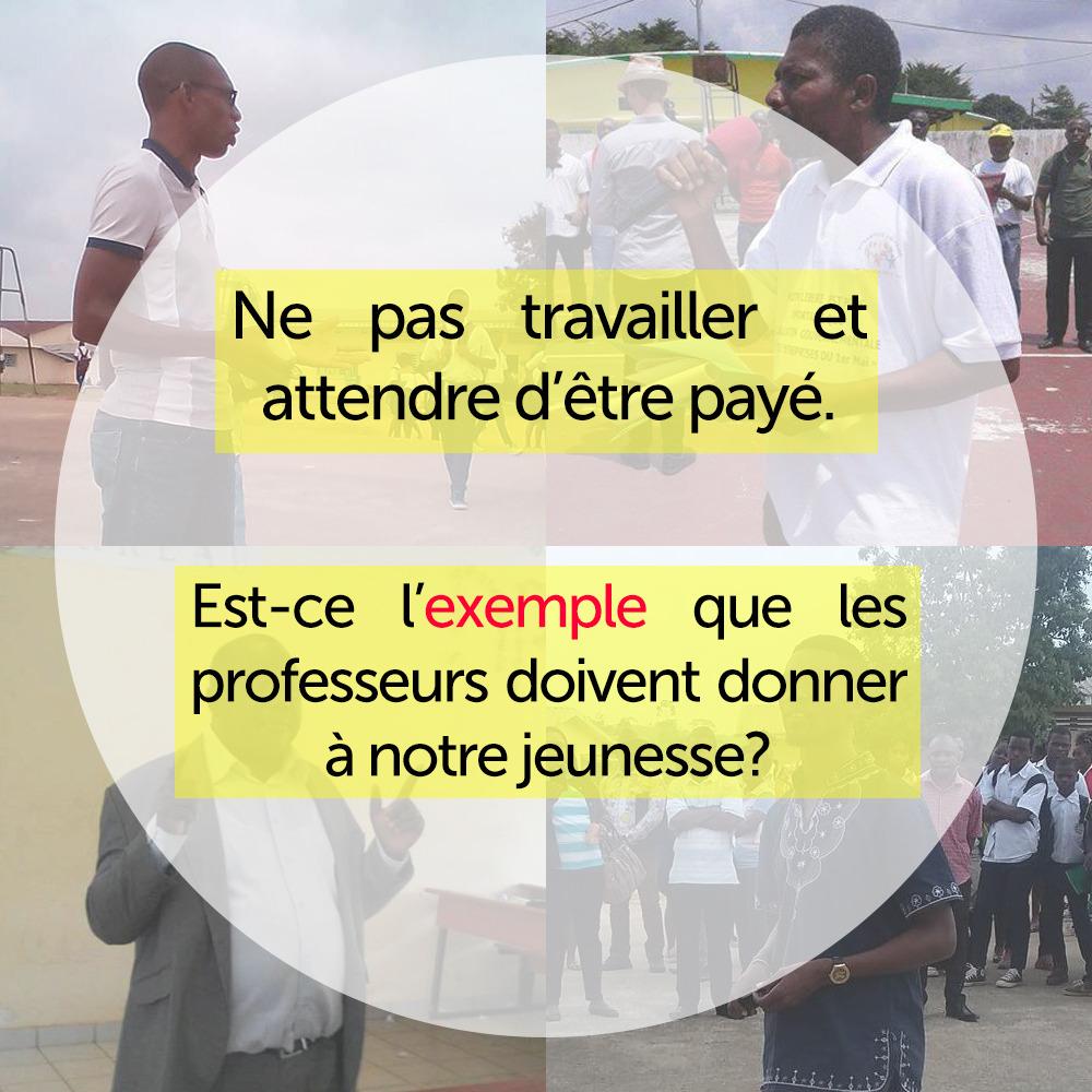 RomaricMbama's tweet photo. #Gabon @PresidentABO  tout travail merite un salaire donc pas de travail pas de salaire https://t.co/nLzq6vOYjC