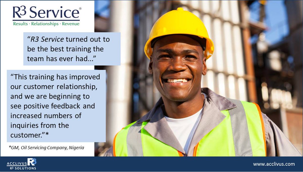 Acclivus's tweet photo. R3 Service® helps service providers and their leaders achieve optimal #Results, strengthen customer #Relationships, and protect #Revenue. https://t.co/ZG2i7FDF8w