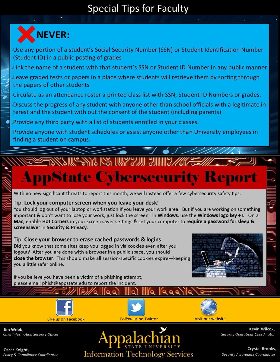 appinfosec's tweet image. Check out our FEB edition of #AppState Information Security newsletter:  security.appstate.edu/sites/security…