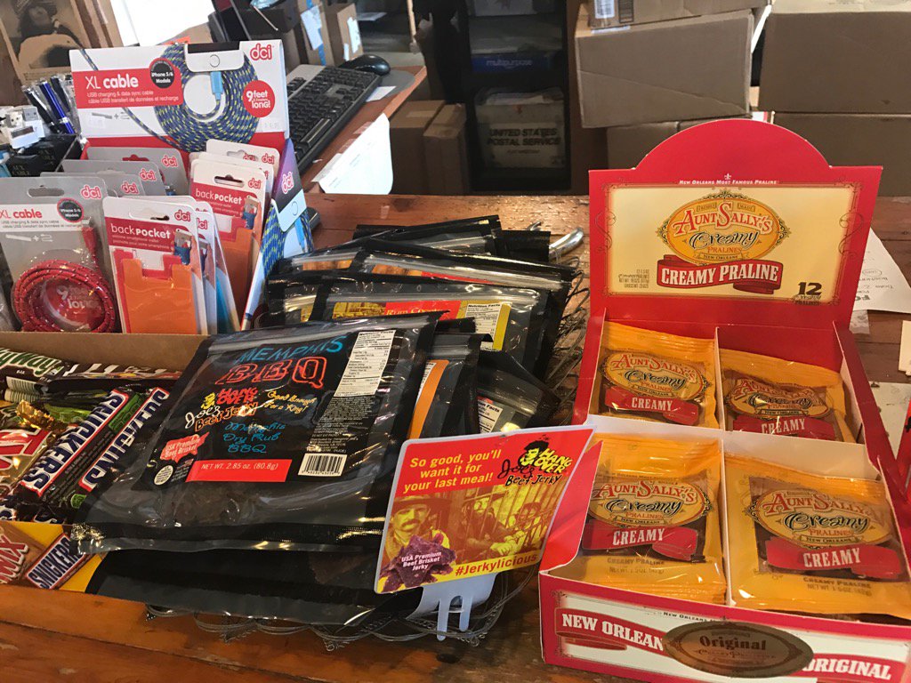 TheHangoverShot's tweet photo. #FedexStore now retailing our #GourmetBeefJerky #Nola in the store a week and selling rapidly to tourist & locals! https://t.co/VcS75RsBzC
