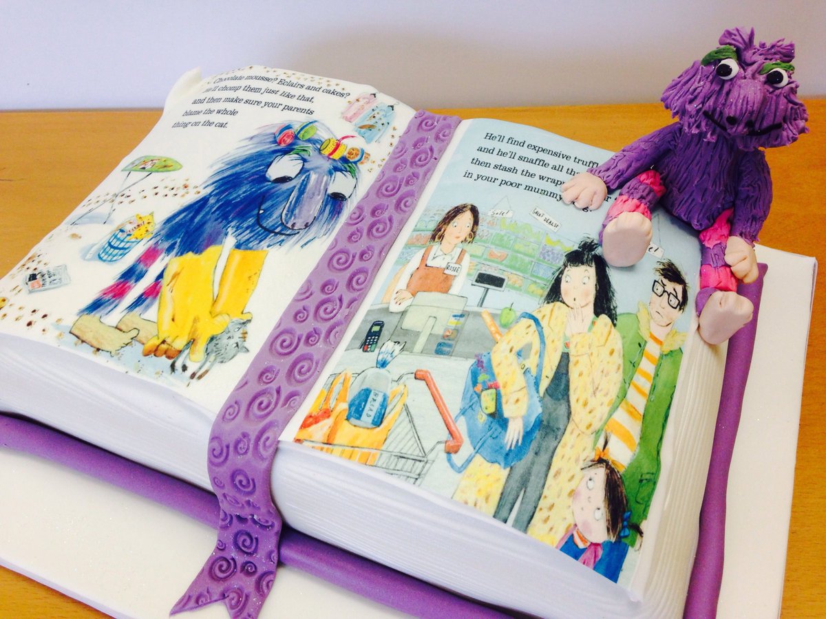 Parteaz_Cakes's tweet photo. Children's publicist Faber &amp; Faber commissioned Parteaz Cakes to create a cake for the launch of their new book "The Chocolate Monster" https://t.co/taoeWkAaSQ