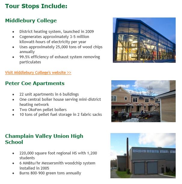 HeatNE's tweet image. The Bus stops here! Visit multiple #biomass #boilers on this day-long tour at #NEBHX2017 Register today! nebiomassheat.com @Middlebury