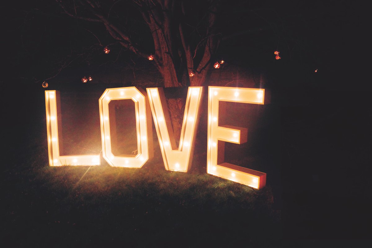 EventDressing's tweet image. ❤️ LOVE LETTERS ❤️ #Manchester #wedding #cheshire #bramhall #stockport #hazelgrove #eventdressing #lightupletters #venuedressing