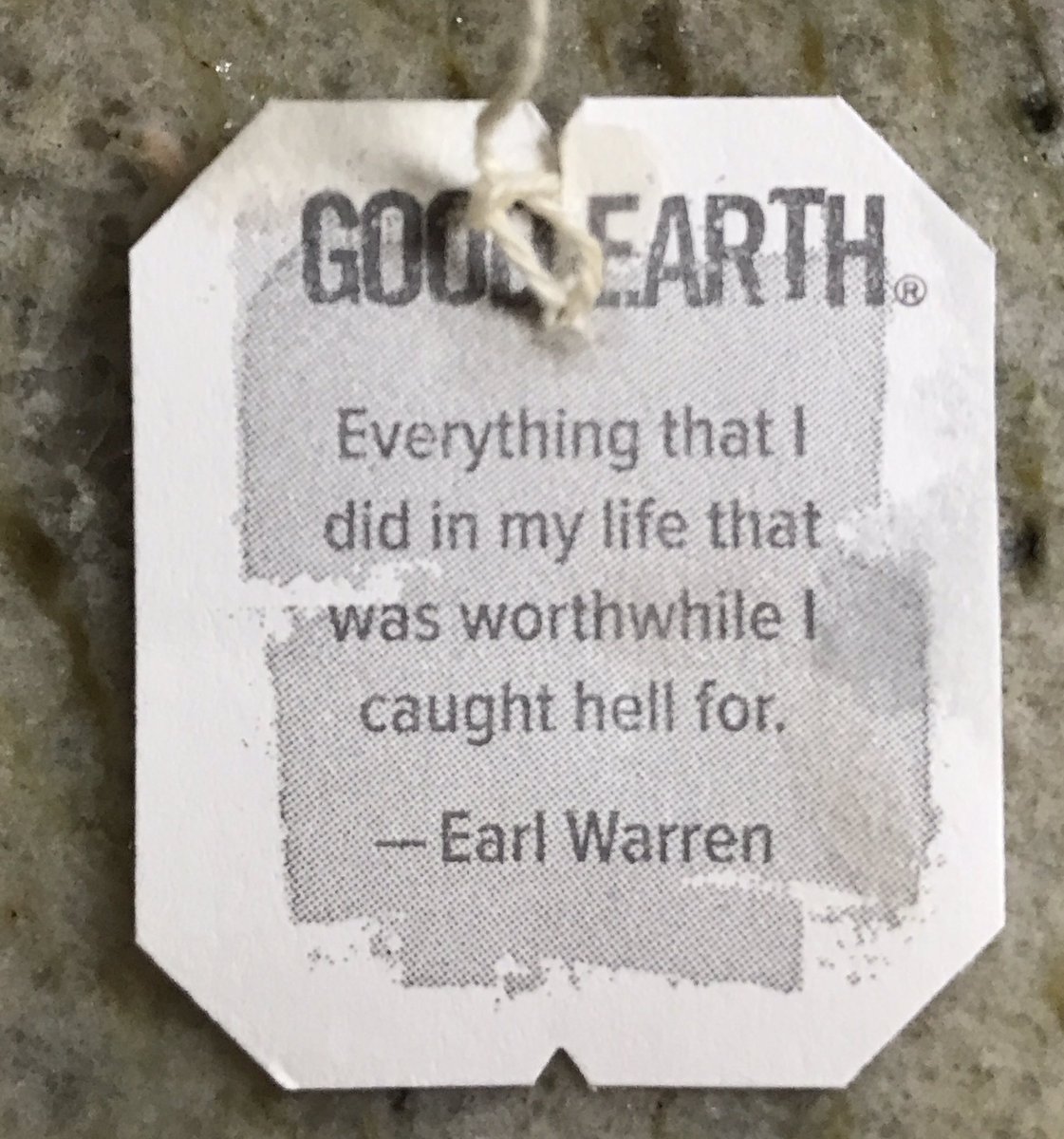 lorimcneeartist's tweet image. Everything that I did in my life that was worthwhile I caught hell for. Earl Warren #quote #teabagwisdom #art #life