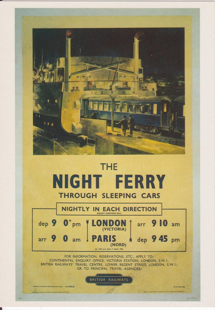 Before the Eurostar, you could still catch a British Rail train all the way to France.