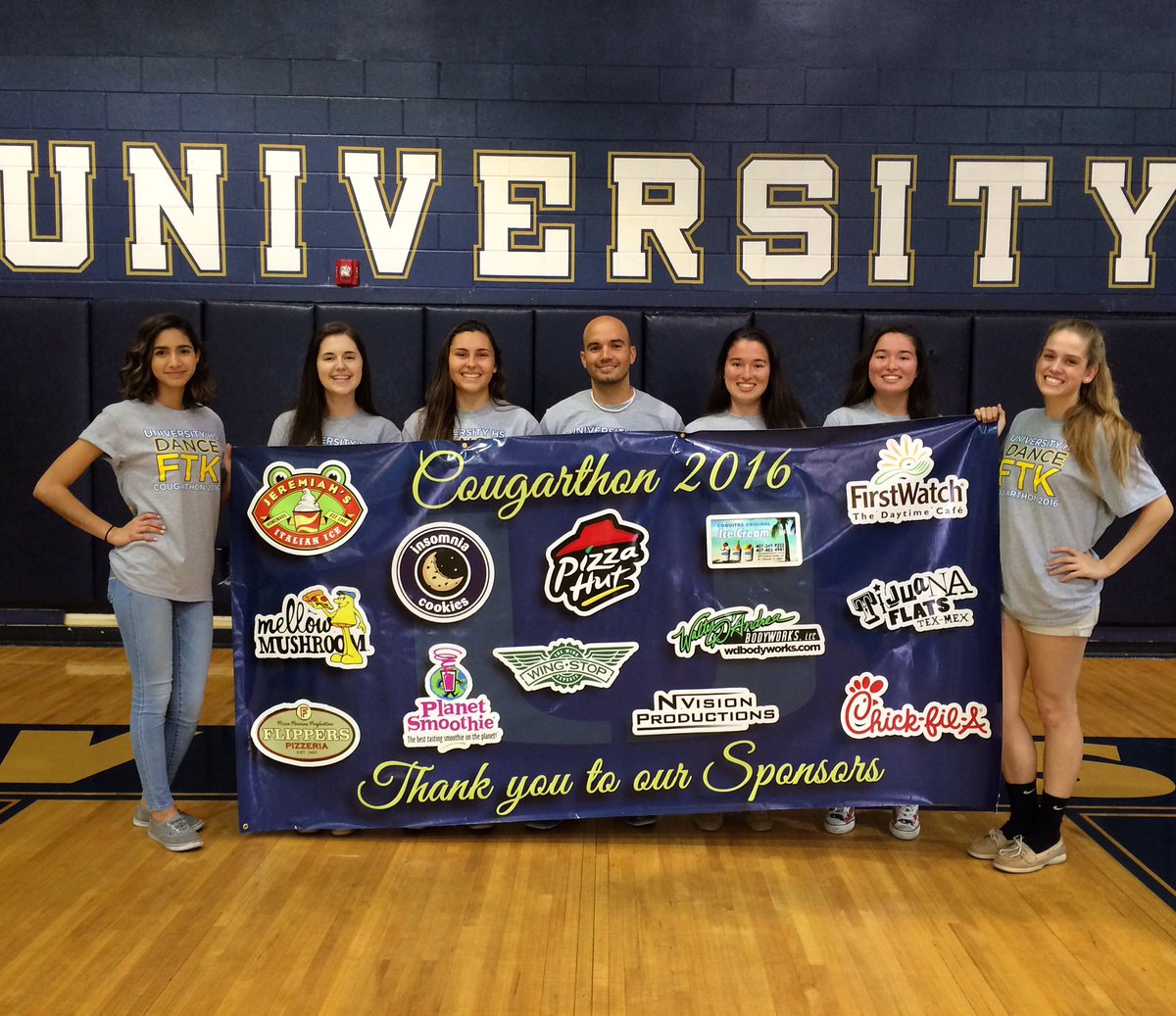 UHS CougarThon tweet media