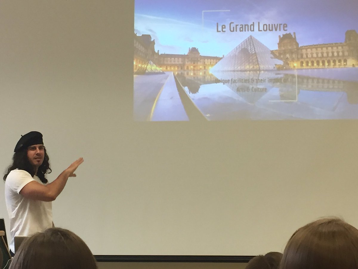 spartanACMMS's tweet photo. #Acmms students discussed their case studies on important cultural facilities around the world today #SpartansWill #Arts4All @CALmsu https://t.co/9uS9klYORv