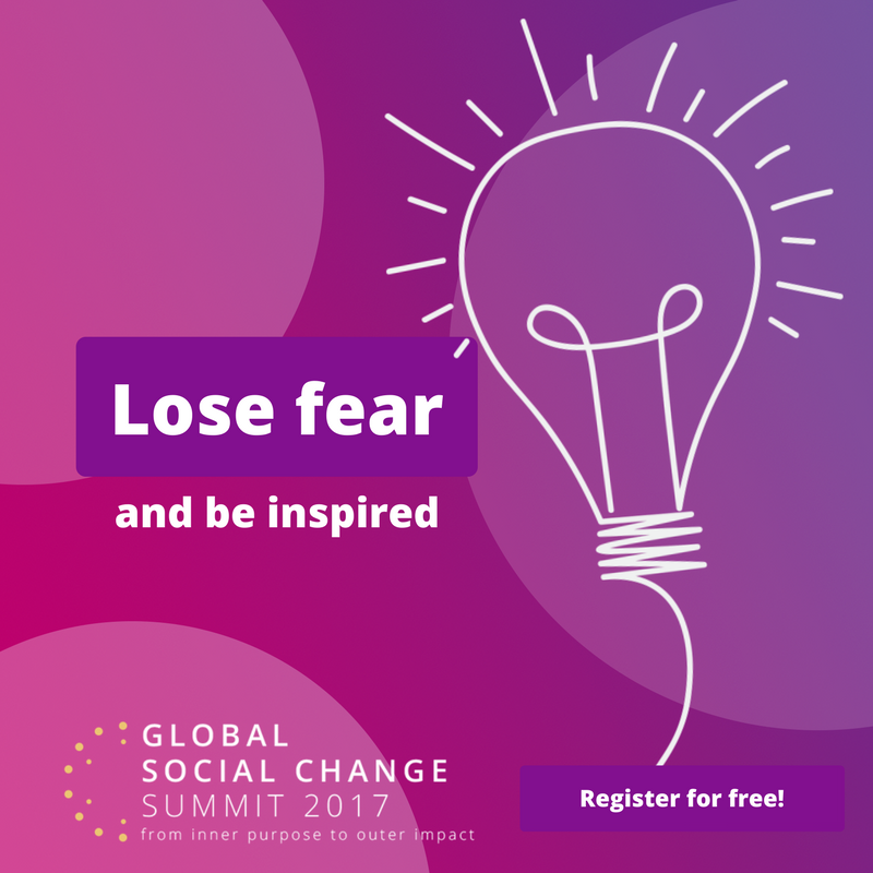 Lose fear and be #inspired. <a href="/vikmaraj/">Vik Maraj</a> is speaking at the Global Social Change Summit this week. Tune in! ow.ly/1thL309dIYd