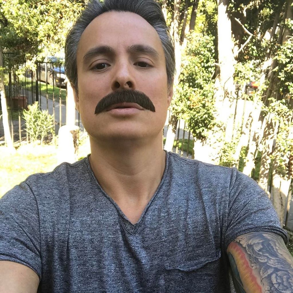MarcMenabeauty's tweet photo. Trying out the stache thing!! Yes or NO? https://t.co/4nE0CrEUue https://t.co/AdvullWx8g
