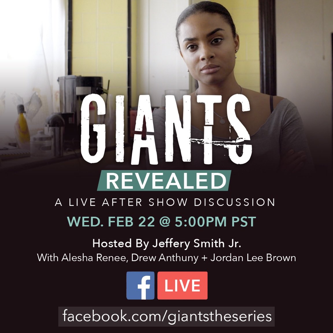 giantstheseries's tweet photo. Join us at 5pm PST for a Facebook LIVE discussion with host @Jefro5 and guests @AleshaRenee @drewanthuny LINK: https://t.co/BS2wTLGsYx https://t.co/b9EwaYvvP9