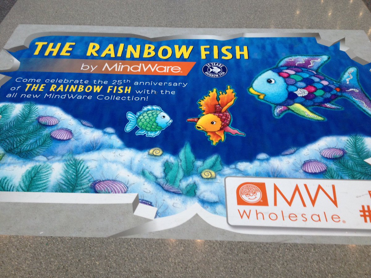 robjmejia's tweet photo. This is what I call a warm welcome into the Javits Center for Toy Fair. Good work MindWare #TheRainbowFish #MindWare #ToyFair #RJMLicensing https://t.co/fkNKcbYCJk