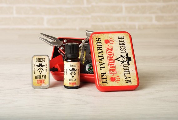 OutlawHonest's tweet photo. https://t.co/jf5w2b6FeP - For #sale! Honest Outlaw Beard Grooming Zombie Survival Kit | via @SpreesyCo - #deals https://t.co/VfsXlXjarO