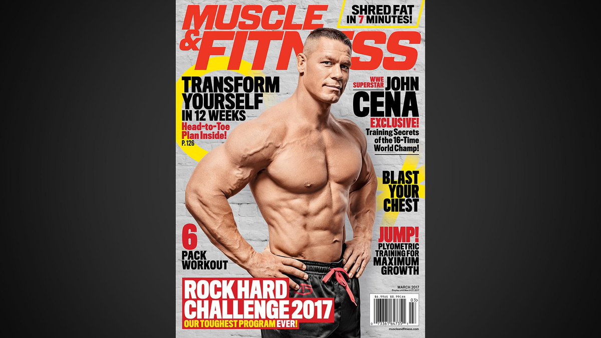 Джон Сина на обложке журнала Muscle&Fitness