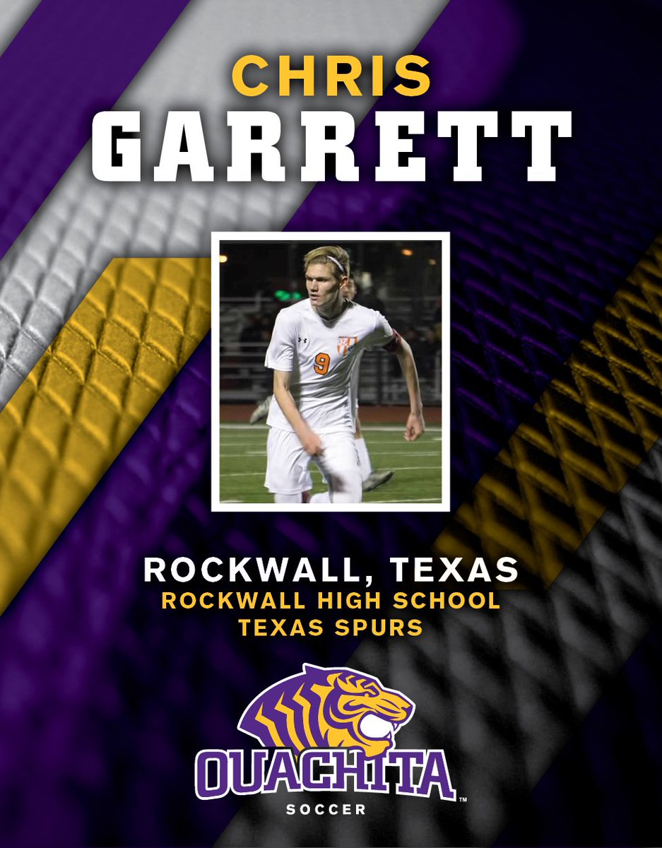 OuachitaSoccer's tweet photo. @OuachitaSoccer welcomes @garrettchris17 to the Tiger Soccer Family! https://t.co/hc1wUR34C6