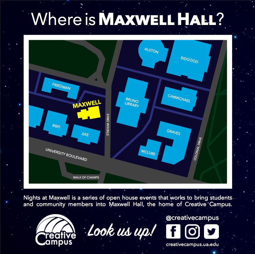 creativecampus's tweet photo. Coming to #blkComedy but don't know how to get to Maxwell? Here's a handy map 🗺 https://t.co/Nv4gQR0kqz