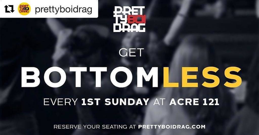 DCGayEvents's tweet image. #Repost @prettyboidrag ・・・
Come #getBOTTOMLESS with us on MARCH 5TH at @acre121 for #Prett… ift.tt/2m9jAxr