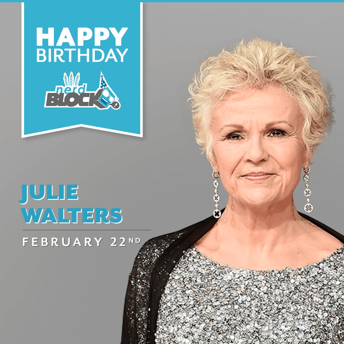 Happy birthday Julie Walters! To us, you\ll always be Mrs. Weasley. 
