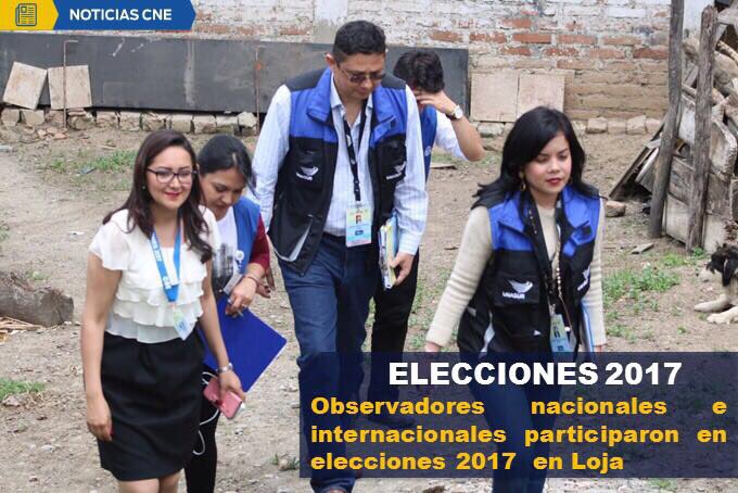 JohanaSarmientV's tweet image. Observación y acompañamiento internacional en Proceso Electoral @CNELoja @cnegobec #CNETrabajoYCompromiso.