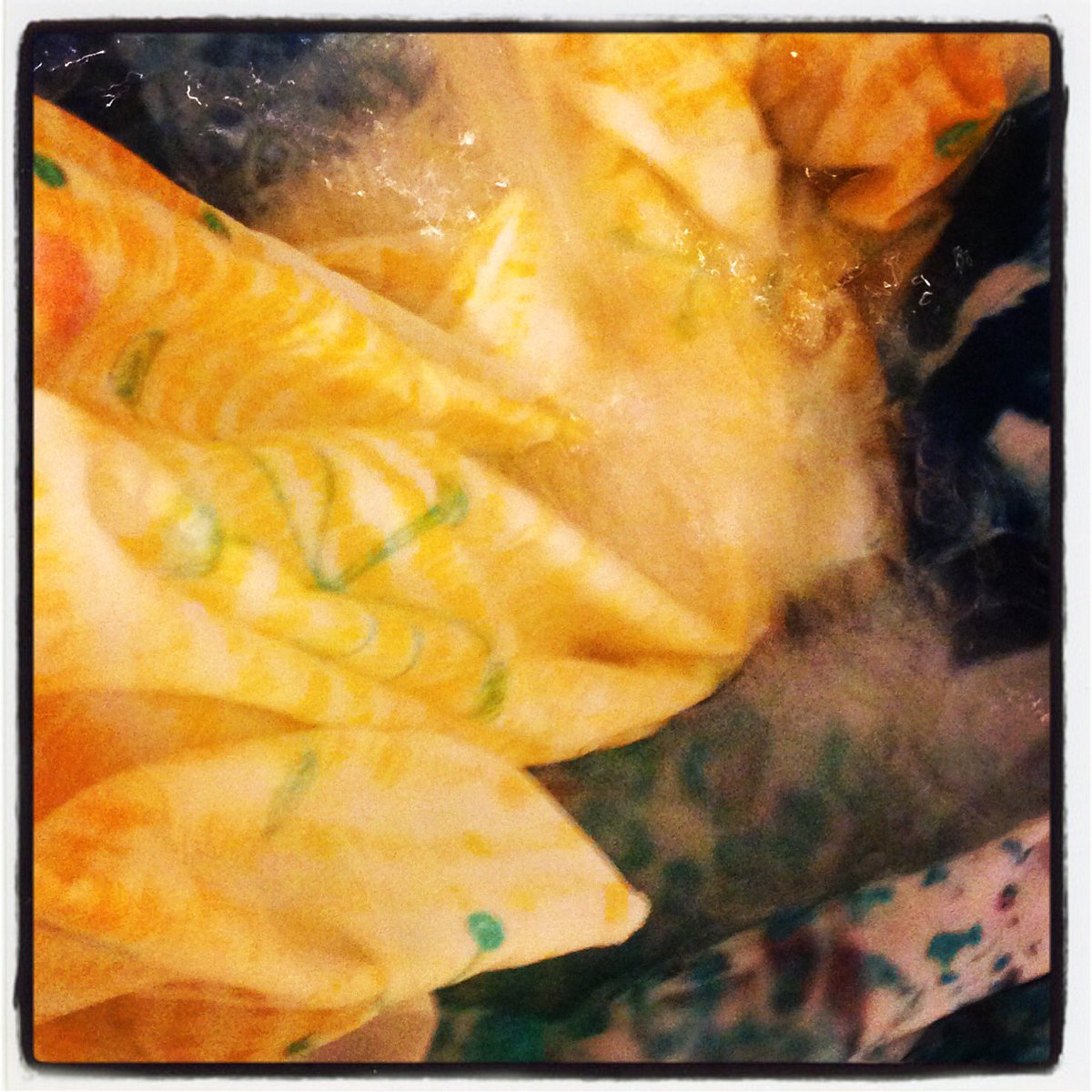 greyrabbitstop's tweet photo. Finally getting round to washing some of my #breakdownprinting fabrics from @gilliantextiles workshop! https://t.co/SpET09zWr3