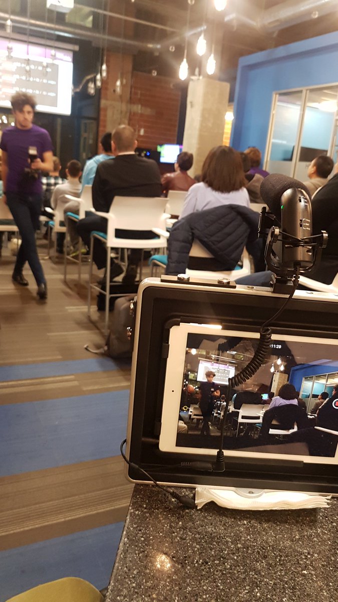 Focus21Inc's tweet image. Missing the #reactJS meetup tonight? Never fear!! We will have video of the event available in a jiffy! 

#kitchener #reactKW