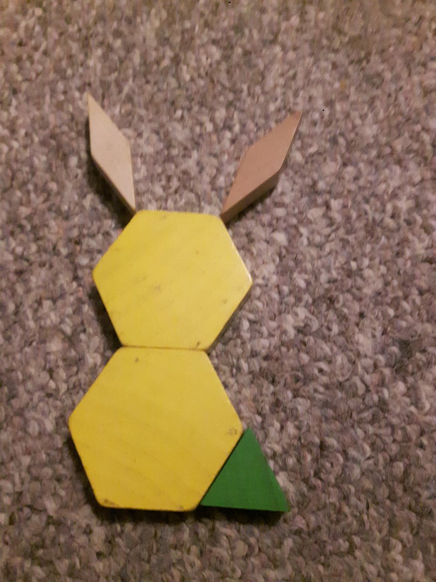 SarahMcLeod43's tweet photo. @MAPS_FDK - Pattern Block Design
Vanessa's creations (part 2)
Rabbit
Duck
Iron Man mask https://t.co/VSQEe8WxX2
