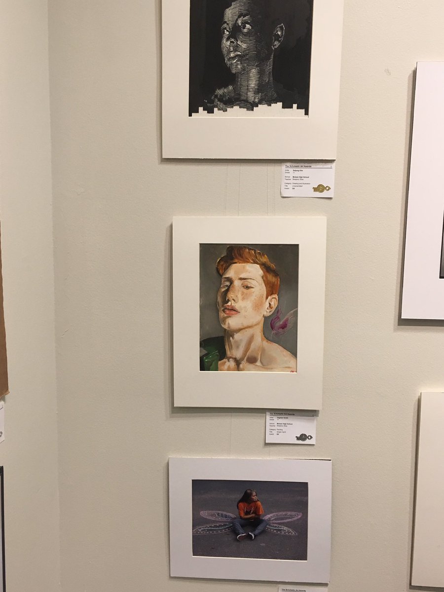 mcleanhigh's tweet photo. Amazed and proud of the talented McLean artist whose work is on display at NVCC for the Scholastics Regional Art Awards! https://t.co/xsY2q2031J