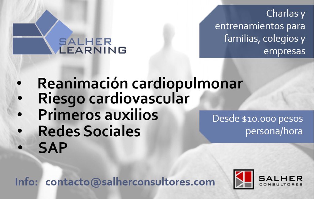SalherC's tweet image. Ofrecemos charlas y entrenamientos a personas y grupos a precios competitivos, escríbanos! 

#SalherLearning