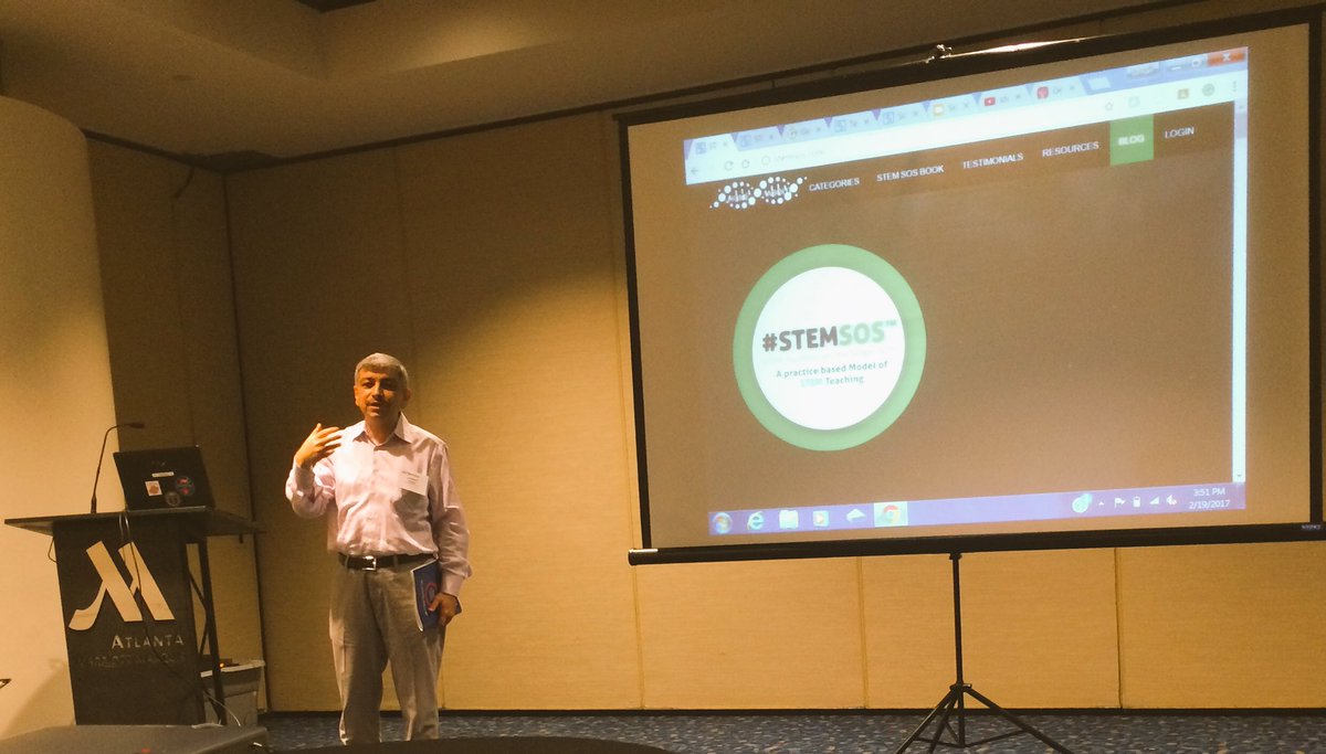 leventsakar's tweet photo. Presented #STEMSOS as learner centered #STEM #education for #physics #teachers during #AAPTWM17 conference. #personalizedlearning #pblworld https://t.co/IdDnqH8RIk