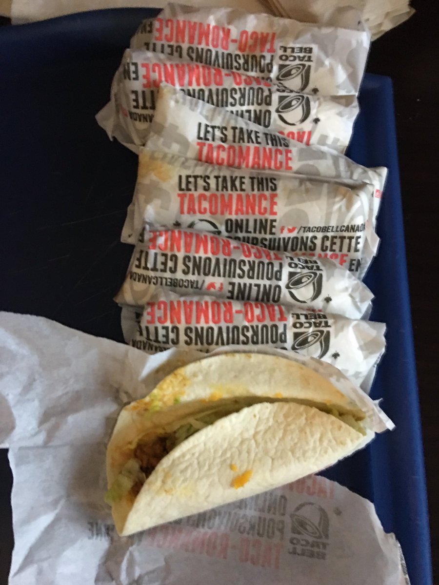 mikeg66's tweet image. When you ask for 8 tacos and they give you 7 😡#FirstWorldProblems #BigManProblems @tacobell