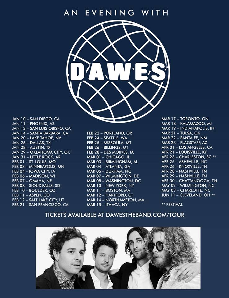 CriminalRecords's tweet photo. Hey @dawestheband fans, r/t for a chance to win a pr of tix to their 03/04 sold-out show #AnEveningWithDawes at @VarPlayhouse !!! https://t.co/Kly7MD46Da