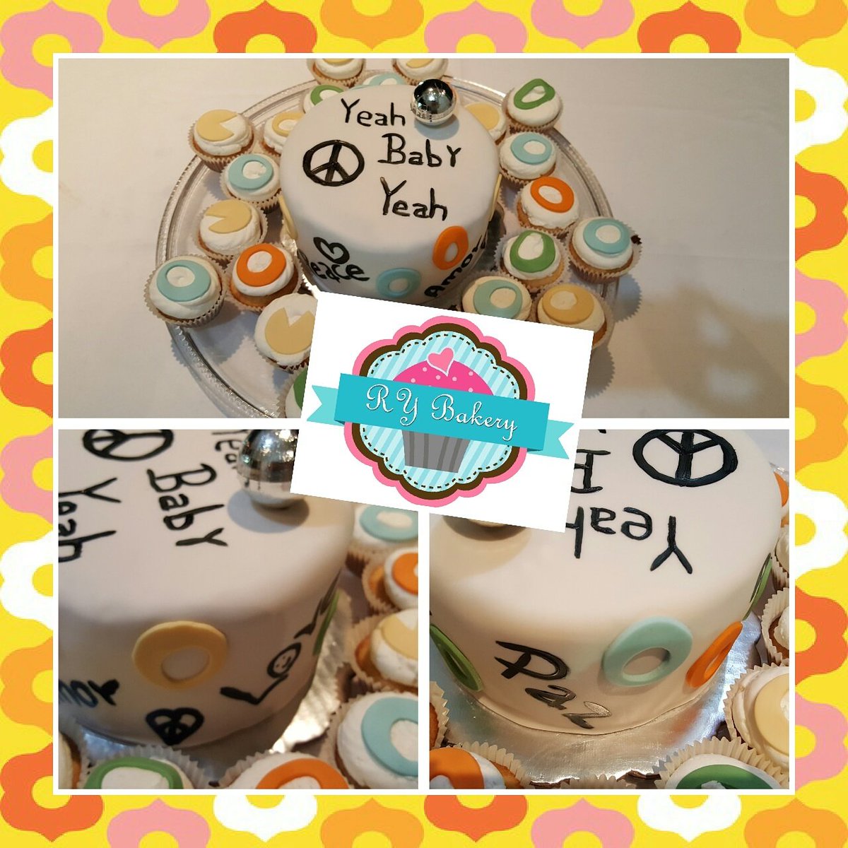 RYBakery's tweet photo. #Pastel de #Cumpleaños #RYBakery #HappyBirthday #AustinPowers #Chocolate #Vainilla #CupcakesDeVainilla #Nutella https://t.co/YFS49LOuQl