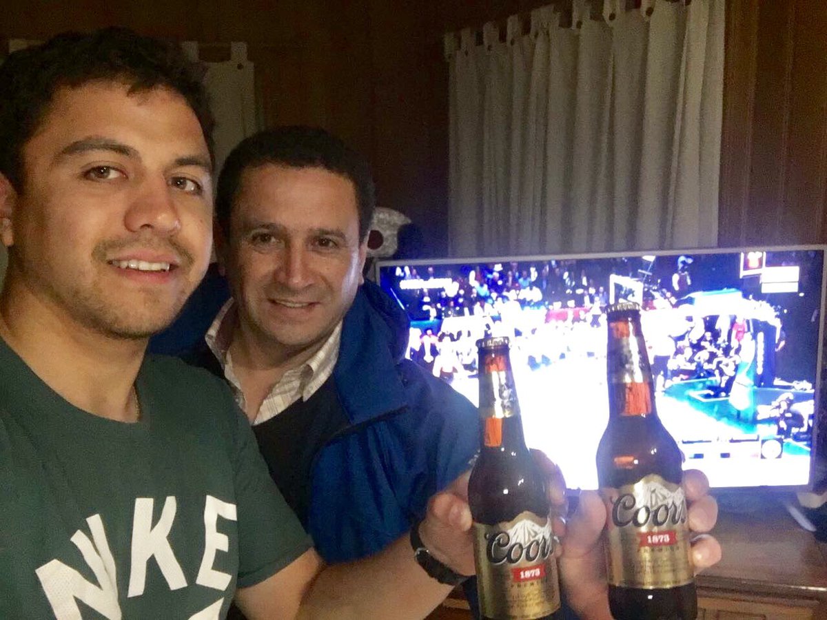 CSoussi's tweet image. La experiencia de una buena cerveza @CoorsChile  junto al hijo que amas, es tocar el cielo en la tierra.#COORSNBACL
#NBAAllStar