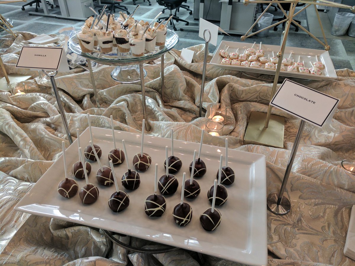 HandstandSam's tweet photo. Awesome event at Capital One tonight with Silicon Valley screen writer Carson Mell and... cake pops! Lots of great convos w/people. #modevdc https://t.co/GCMVWT1Xwc