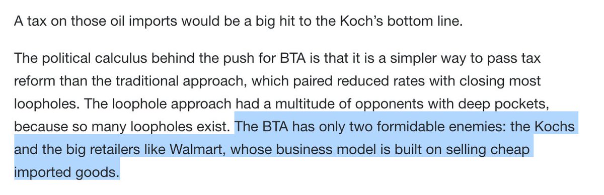 ProtectUSJobs's tweet photo. No wonder outsourcers like Koch Industries and Walmart are fighting against tax reform that helps American workers. https://t.co/e7Hl8skr7v https://t.co/RRAy9nLS3x