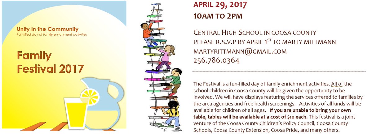 CoosaChamber's tweet photo. Download the registration from our website:  https://t.co/hwAnlMdYgI  #Alabama #FamilyFun #ChamberofCommerce https://t.co/Ob5hDkIDCy