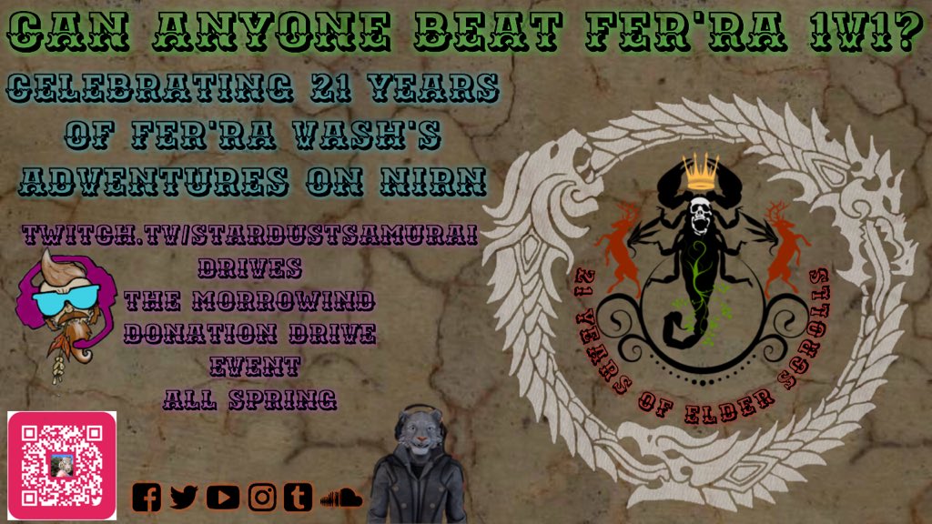 StardustLounge_'s tweet photo. This 1v1 beast has been tearing up #Nirn for 21yrs w/ his #SamuraiBuild https://t.co/PlfnzJSRri $1.50 per day donation drive for #Morrowind https://t.co/1tJKsbXSg4