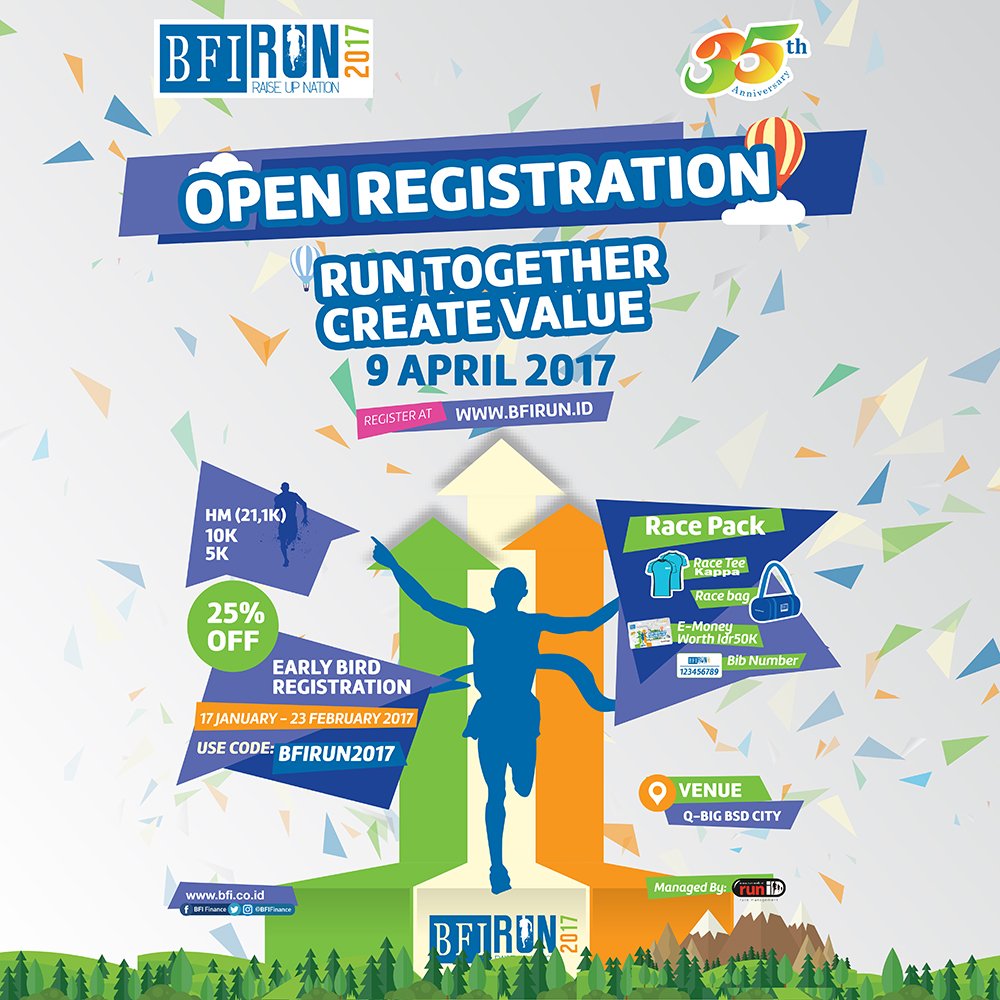 Robbie_KnR's tweet photo. Ayo menjadi bagian dari acr terkeren di BSD #BFIRUN2017 segera daftar di bfirun.id @_hafizz @anisa_nurul @diazdanar @awan_sabda @Dasoy24_ https://t.co/rYLFFG9qzA
