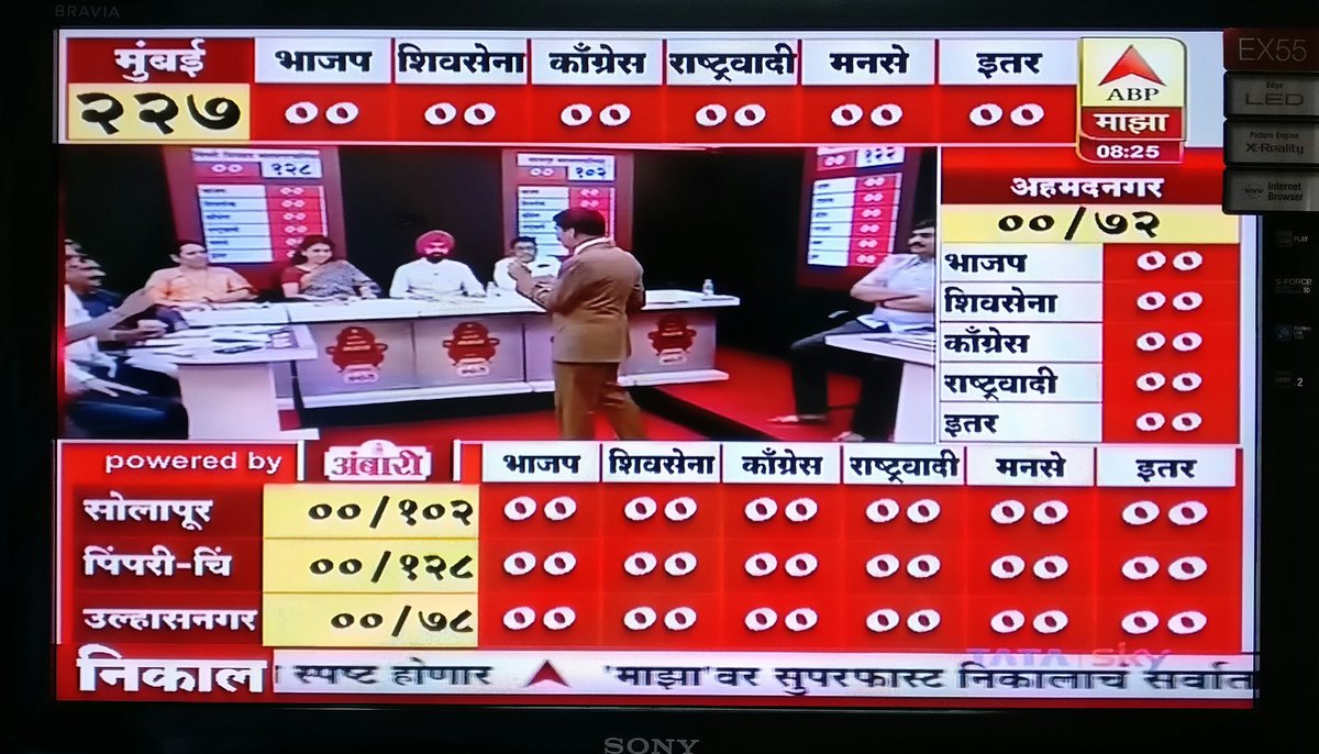 rajivkhandekar's tweet photo. महाकव्हरेजसाठी सज्ज! आता प्रतीक्षा दीड तासाची!! https://t.co/x6lZJjZtKD
