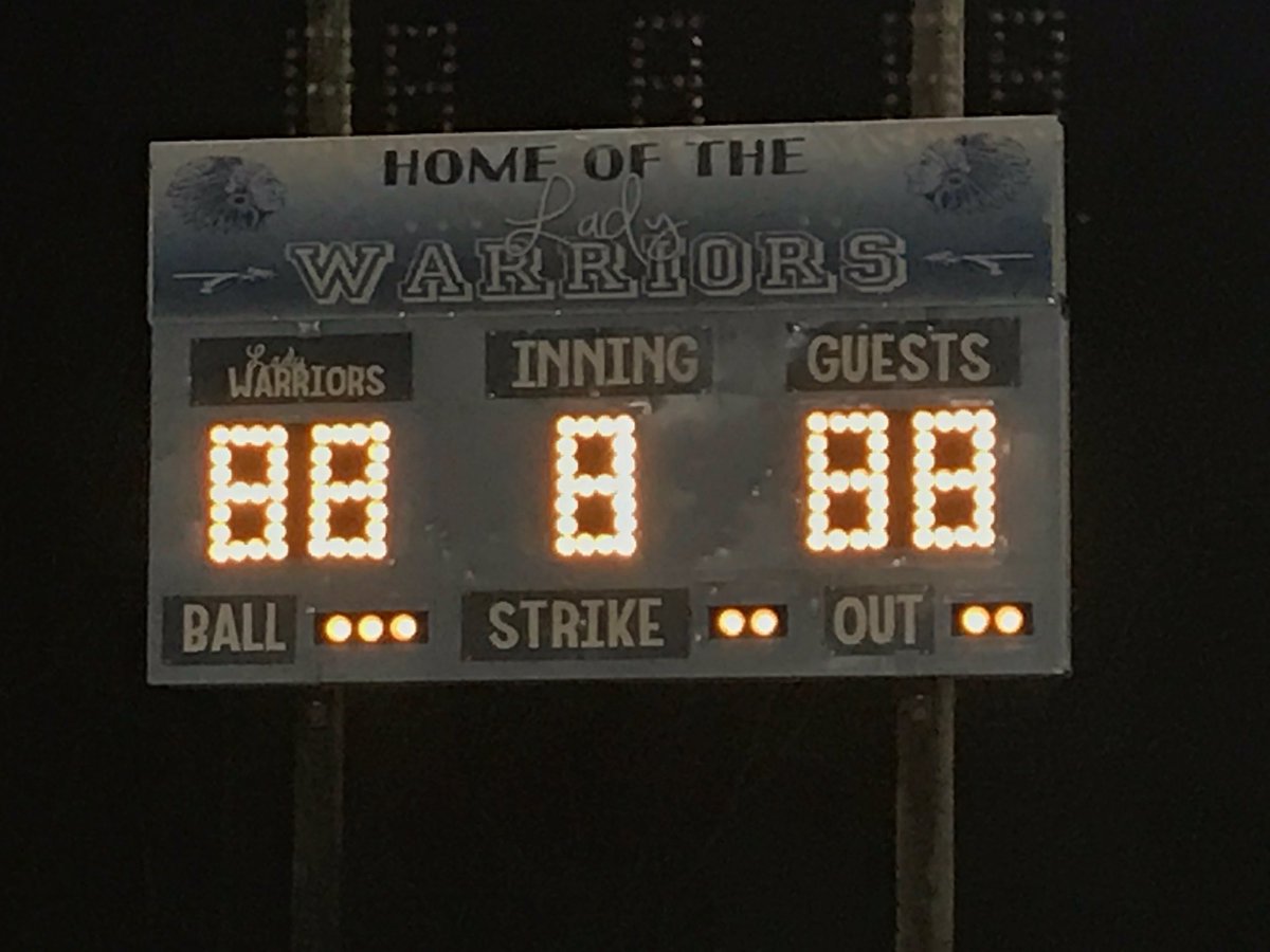 DiamondBeasts's tweet photo. We have a fresh looking scoreboard!! https://t.co/ielkZi7Q4O